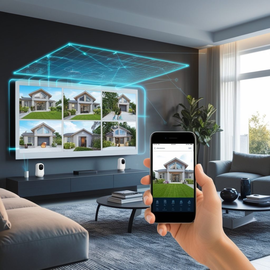 Live Monitoring of your home with 30 second security